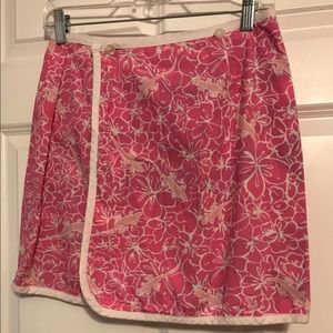 Vintage Lilly Pulitzer wrap skirt